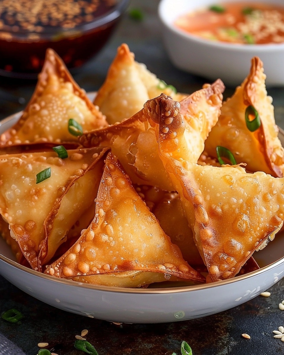 Homemade Crab Rangoons