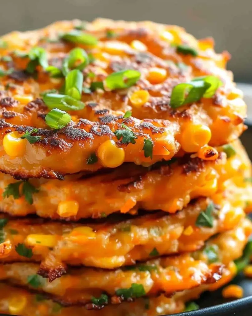 Irresistibly Crispy Cheesy Corn Fritters