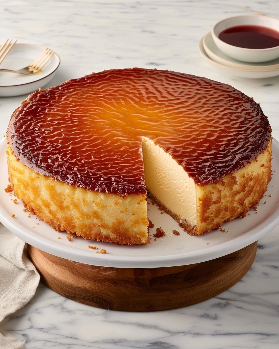 Mascarpone Cheese and Greek Yogurt Flan