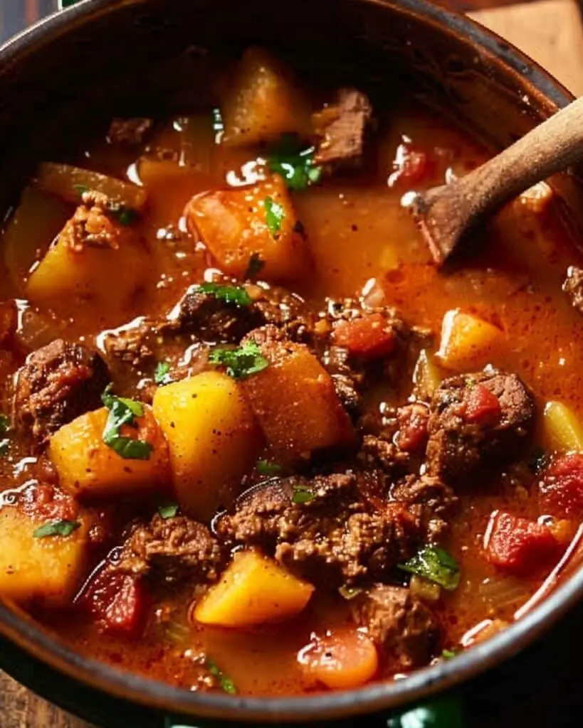 Mexican Goulash (Beef & Potato Stew)
