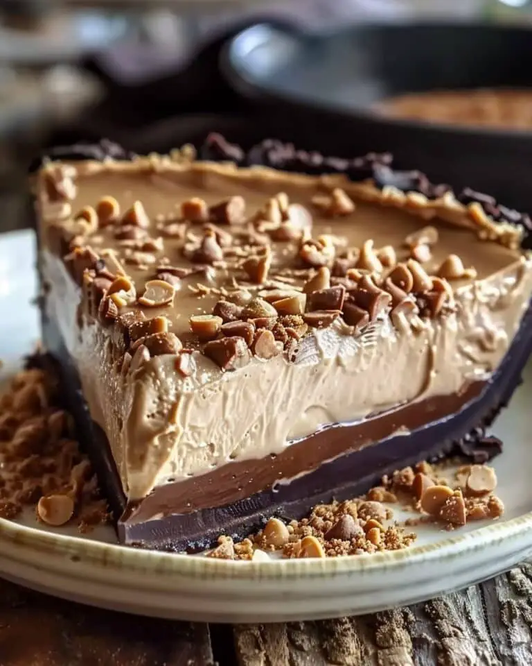 No-Bake Chocolate Peanut Butter Pie