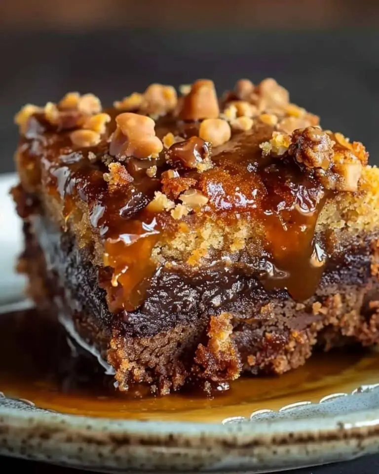Ooey Gooey Toffee Cake