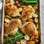 Ho to make Parmesan Crusted Chicken Sheet Pan Dinner