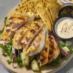 Parmesan Garlic Chicken Burritos