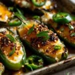 Peach-Brie Jalapeño “Summer Heat” Poppers