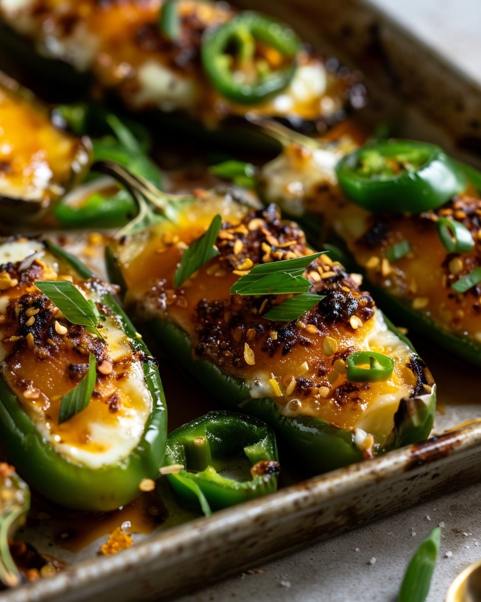 Peach-Brie Jalapeño “Summer Heat” Poppers