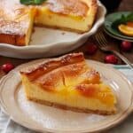 Peach Pudding with Syrup