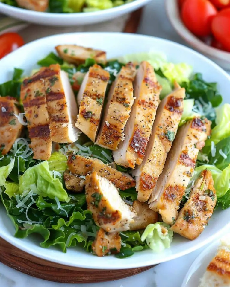 Perfect Chicken Caesar Salad
