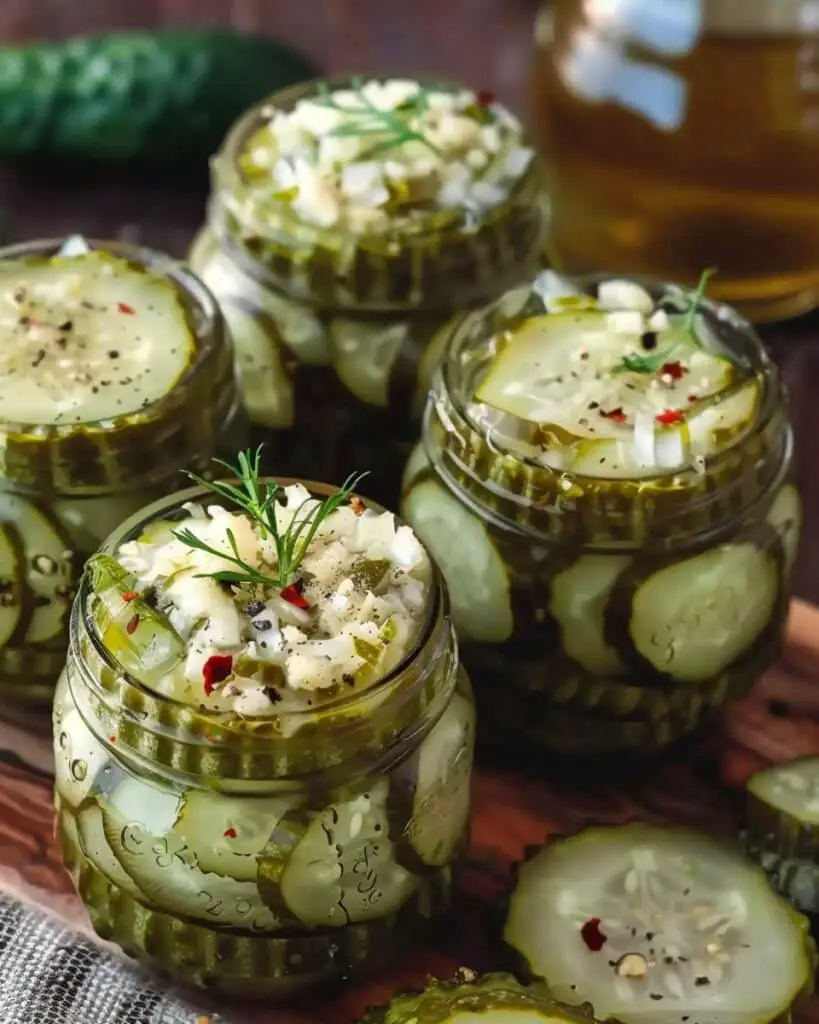 Pickle Bombs (Stuffed Pickles)