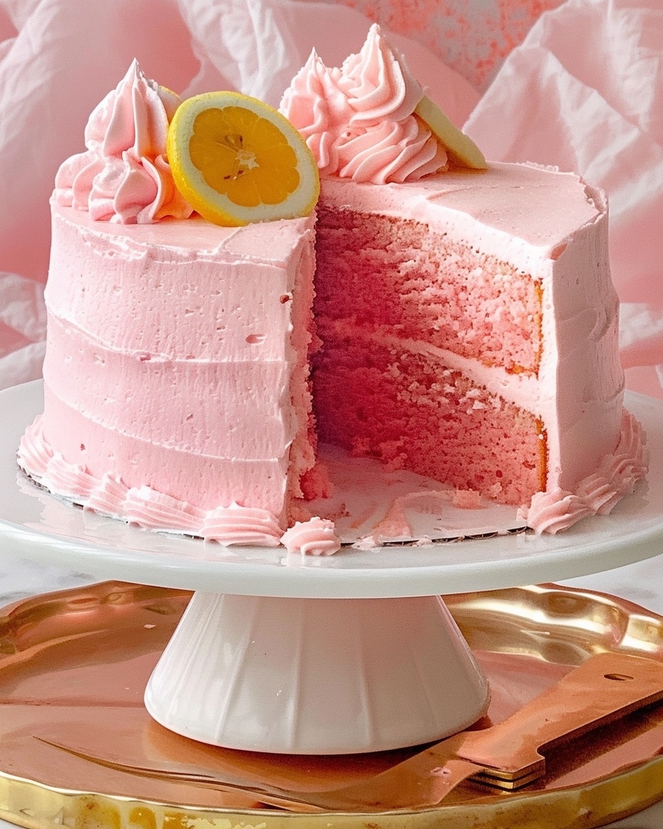 Pink Lemonade Cake