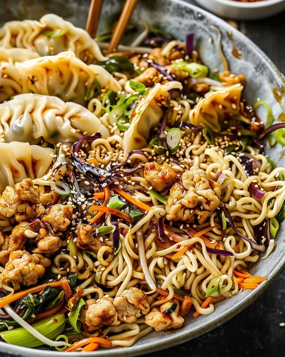 Potsticker Noodle Bowls