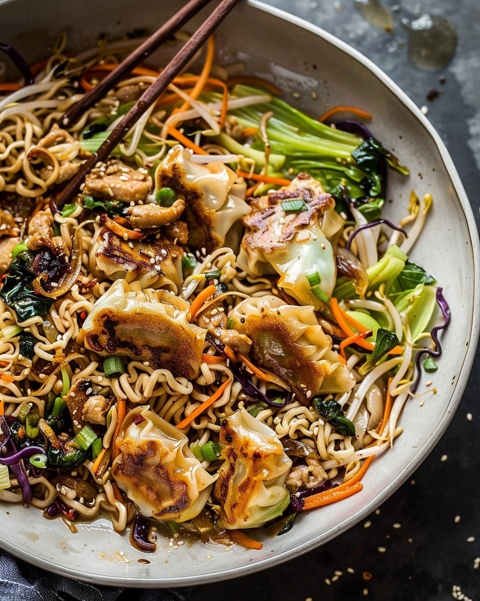 Potsticker Noodle Bowls