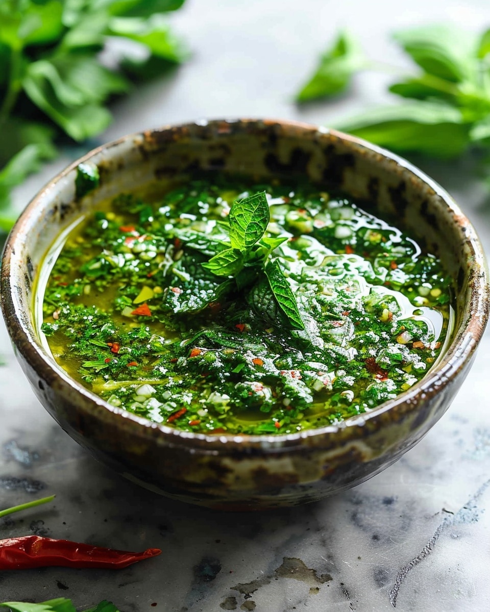 Quick and Easy Chimichurri Sauce