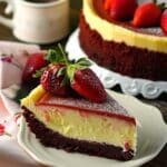 Red Velvet Strawberry Cheesecake