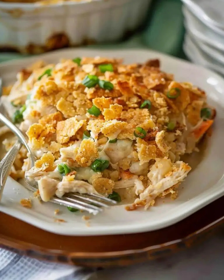 Ritz Cracker Chicken Casserole
