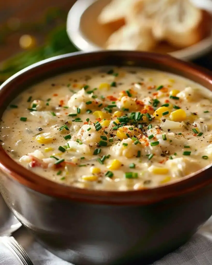 Ruth’s Chris–Style Crab & Corn Chowder