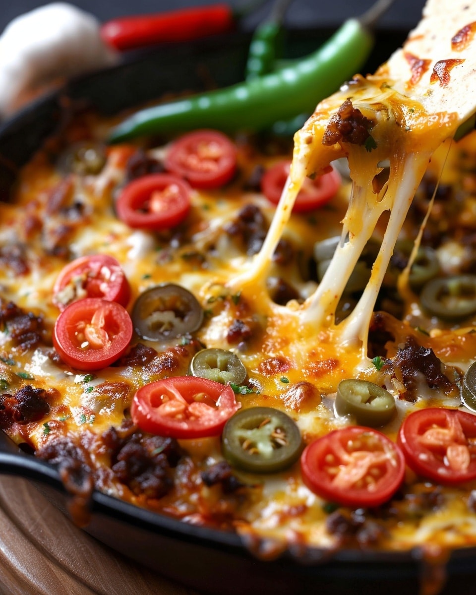 Skillet Queso Fundido con Chile Verde
