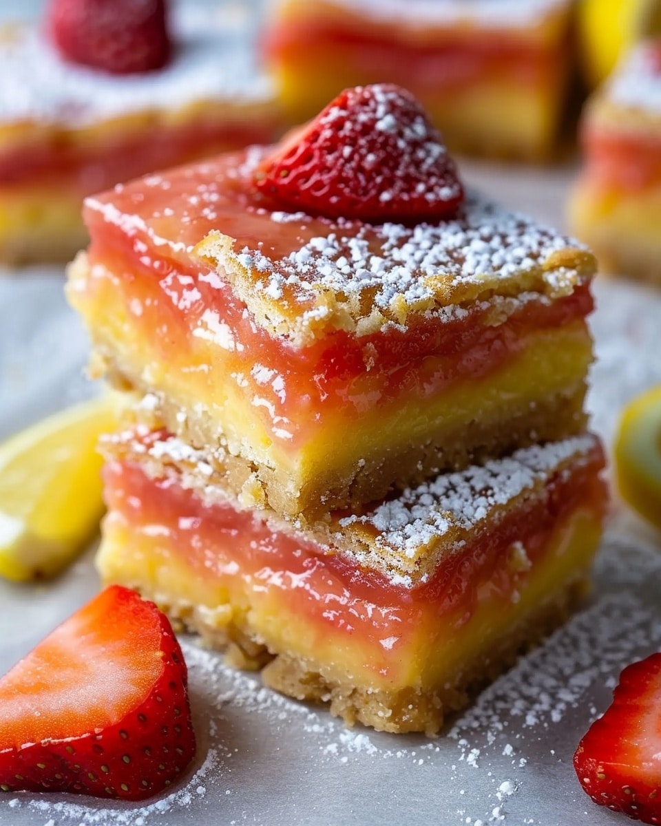 Strawberry Lemon Bars