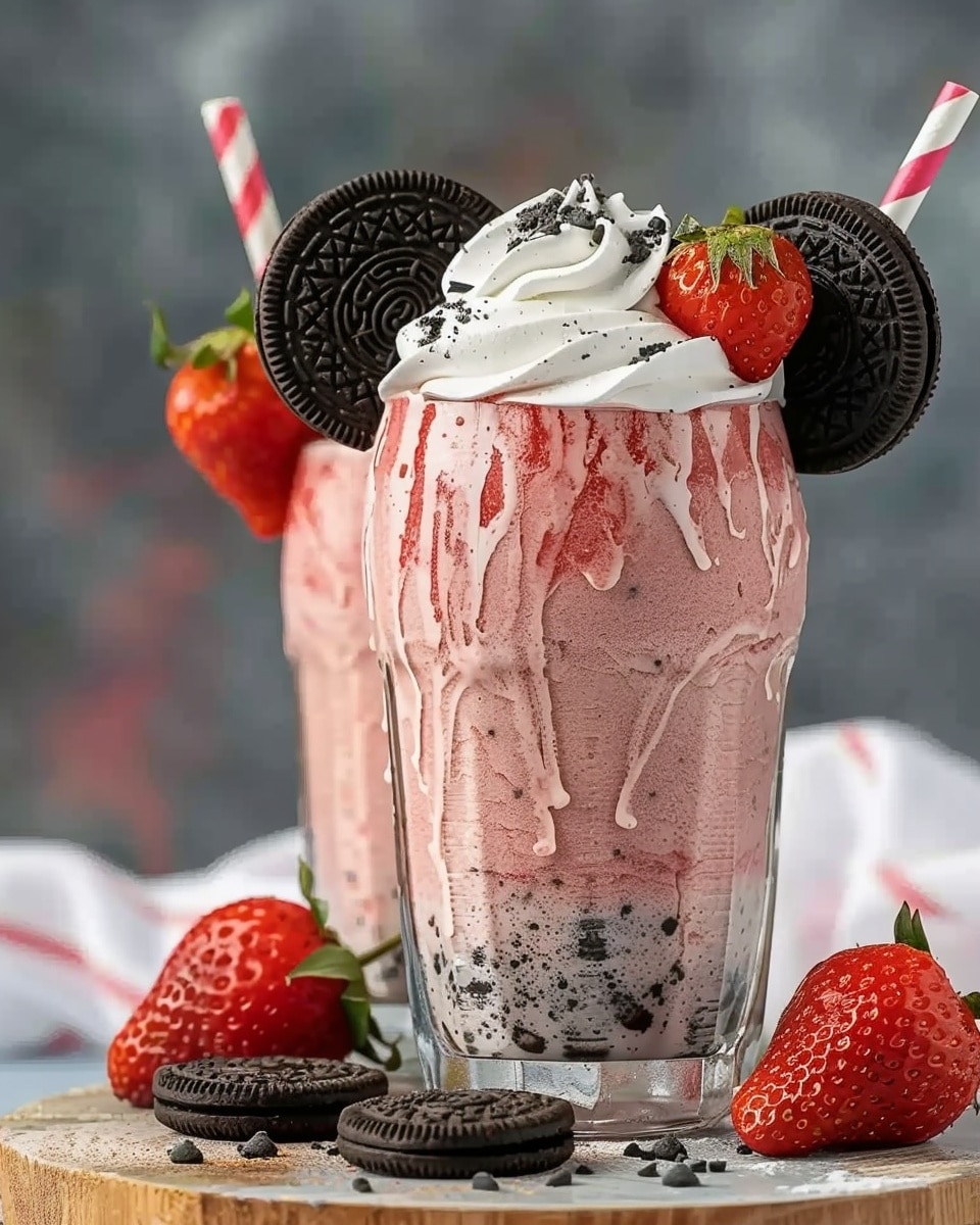 Strawberry Oreo Milkshake