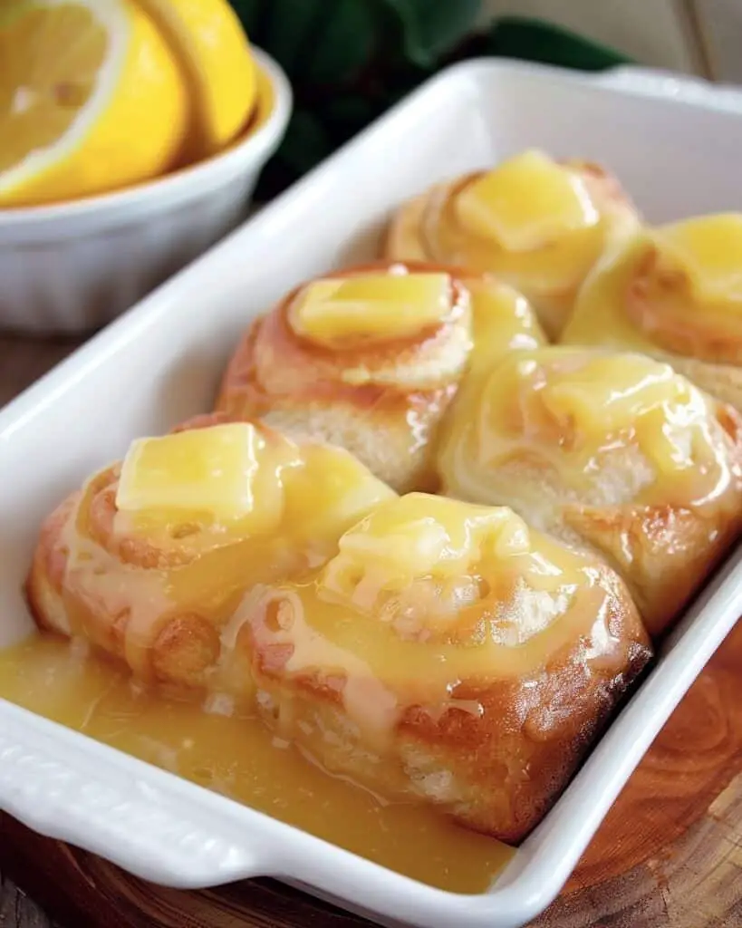 Sugar-Free Lemon Curd Sweet Rolls
