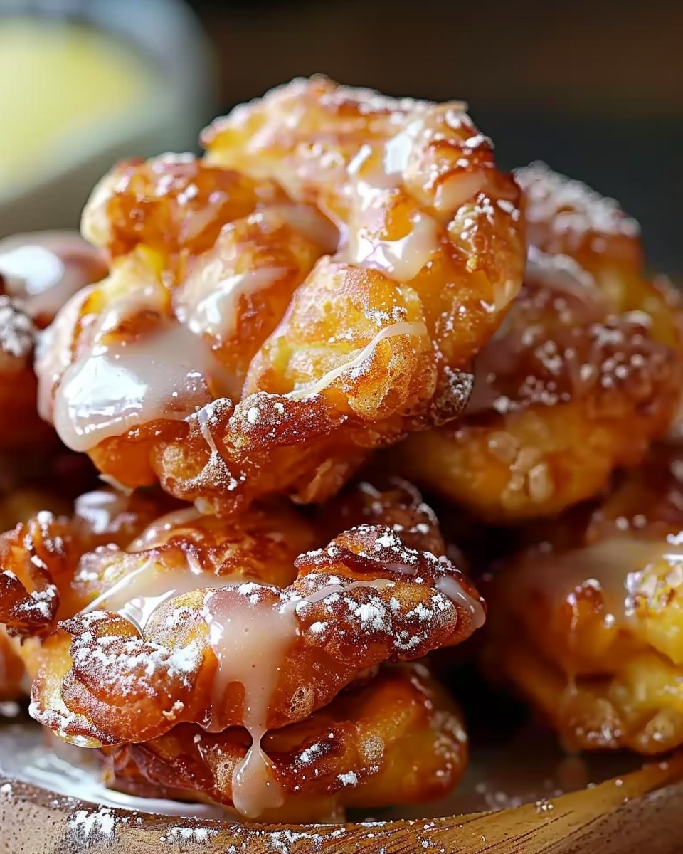 Warm Baked Apple Fritters