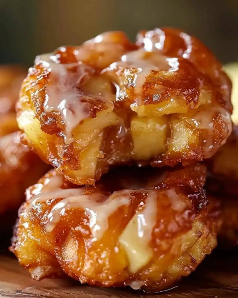 Warm Baked Apple Fritters