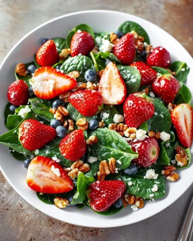 15-Minute Strawberry Spinach Salad