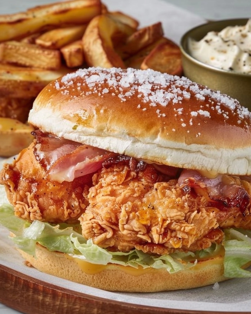 5-Ingredient Creamy Ranch Chicken Sandwich