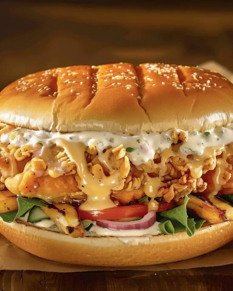 5-Ingredient Creamy Ranch Chicken Sandwich