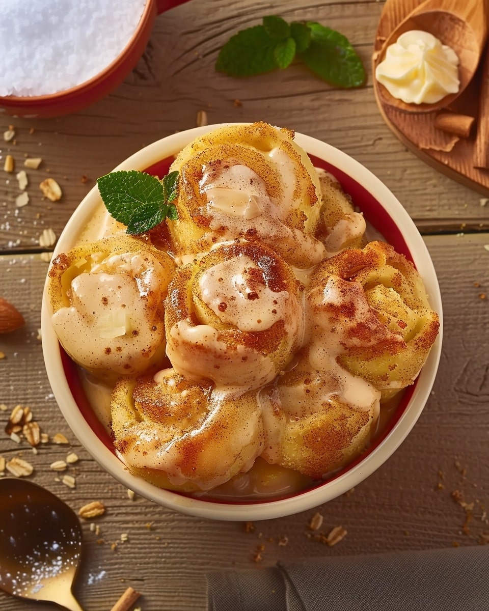 Apple Pie Cinnamon Roll Bubble Up