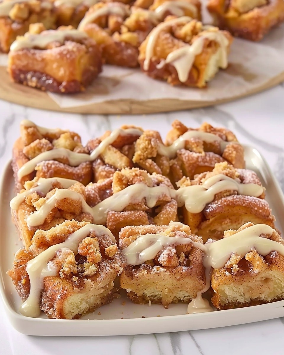 Apple Pie Cinnamon Roll Bubble Up