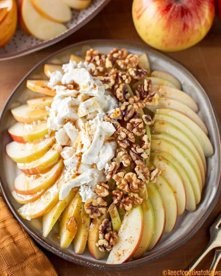 Apple Salad with Candied Walnuts and Creamy Poppy Seed Dressing