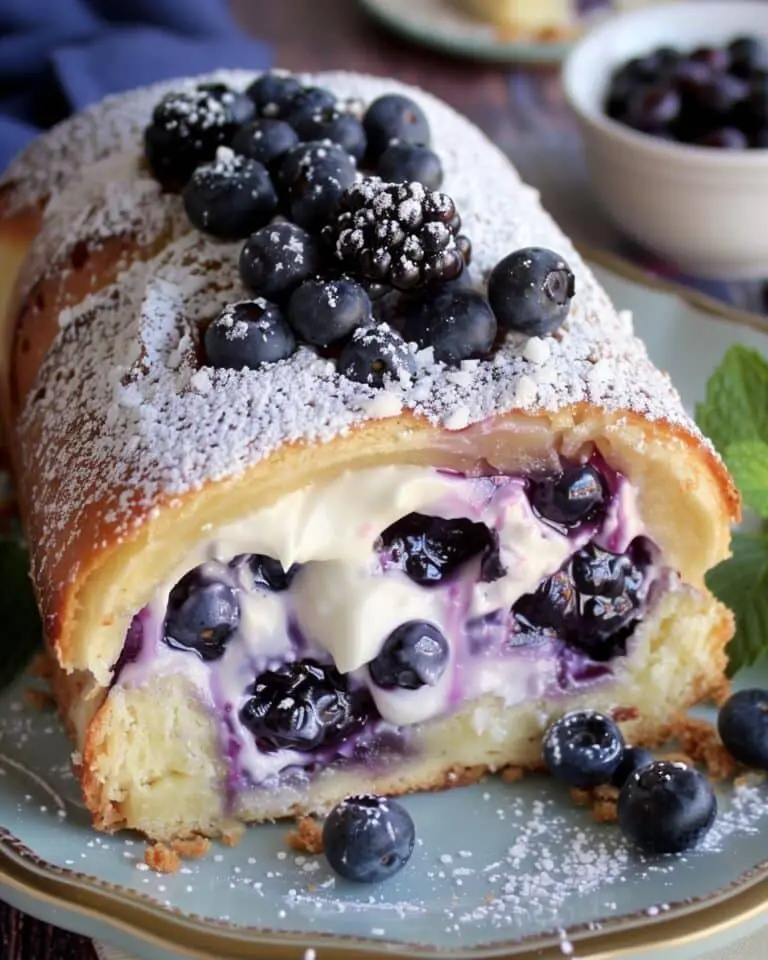 Blueberry Cheesecake Rolls Recipe