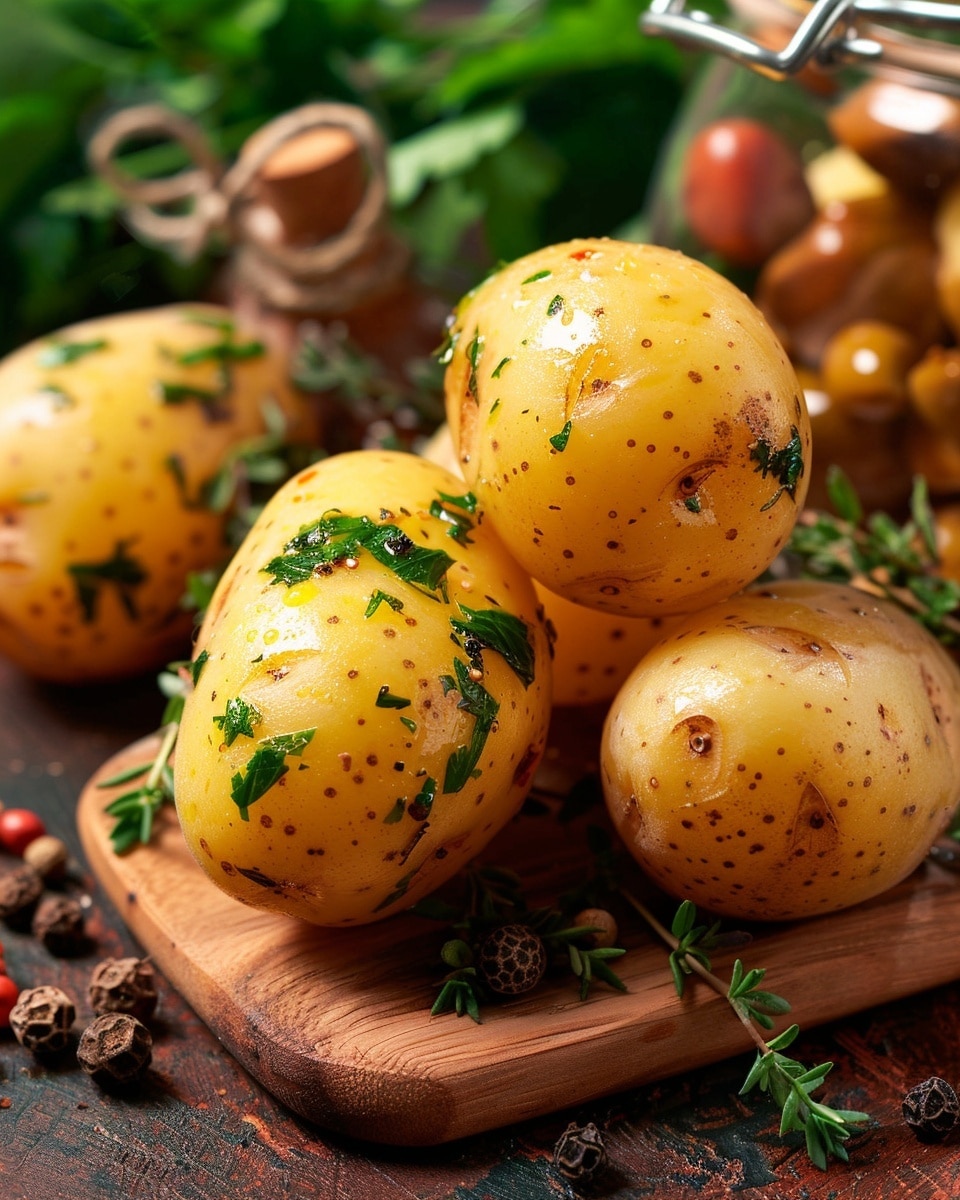 Canned Mini Potatoes with Herbs & Pepper