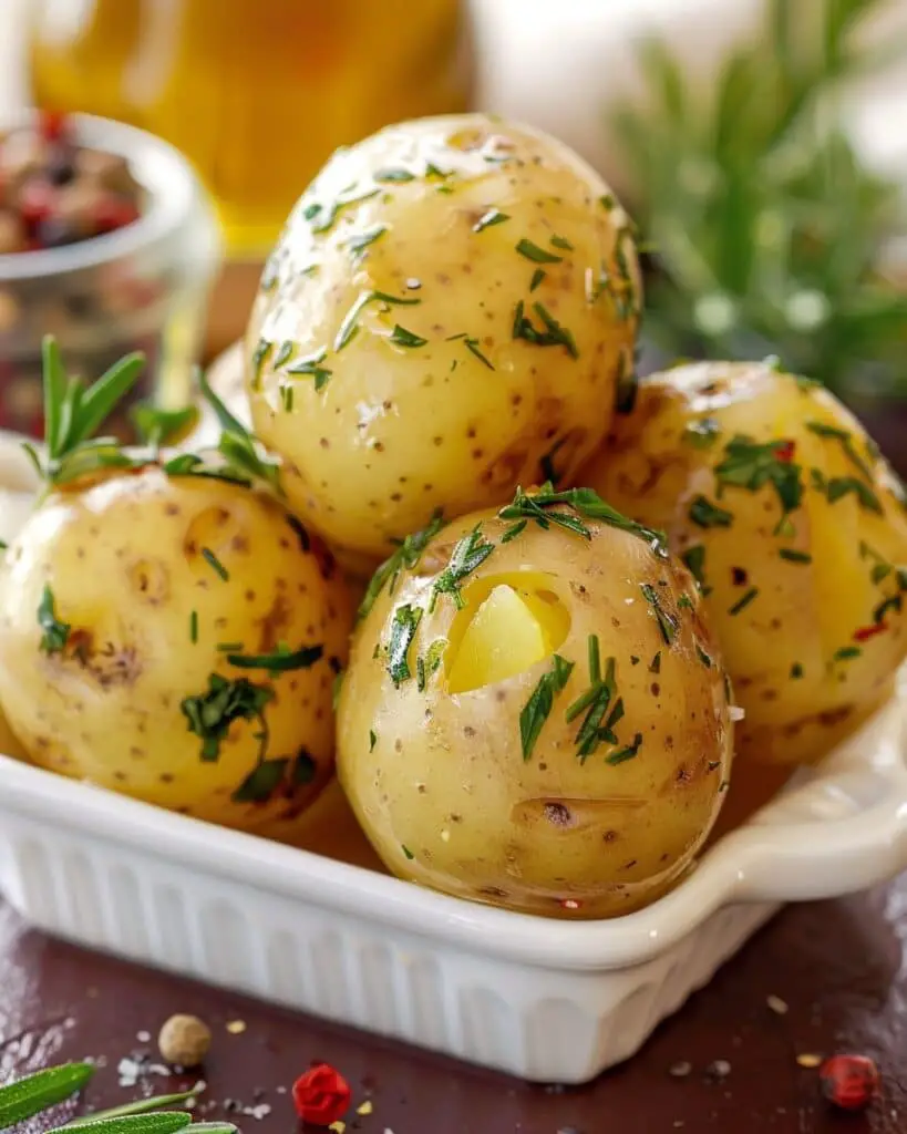 Canned Mini Potatoes with Herbs & Pepper
