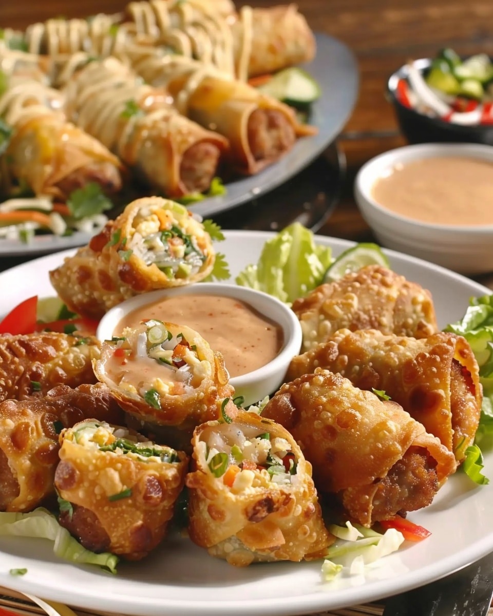 Cheeseburger Egg Rolls