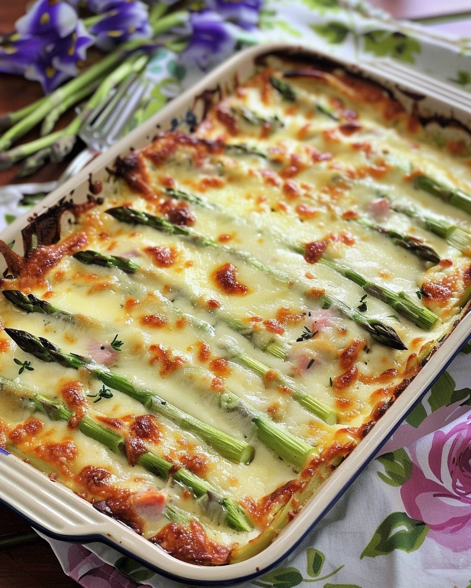 Cheesy Asparagus Casserole