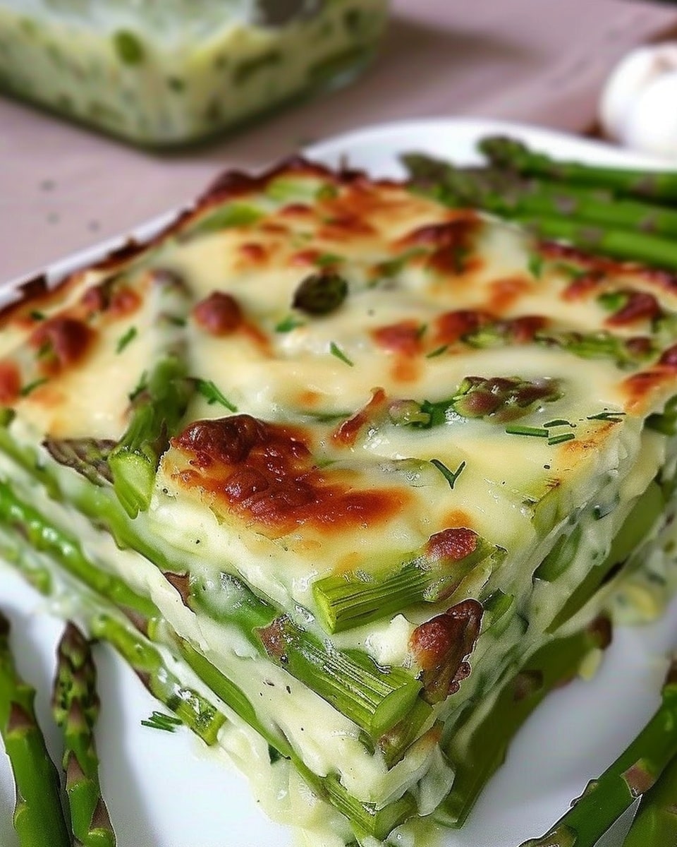 Cheesy Asparagus Casserole