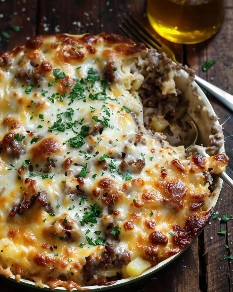 Cheesy ATB Potato Casserole