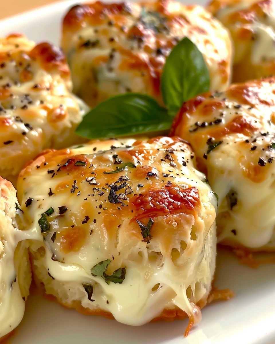Cheesy Stuffed Mozzarella Biscuit Bites