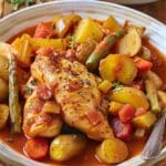 Chicken Stew with Garden Vegetables