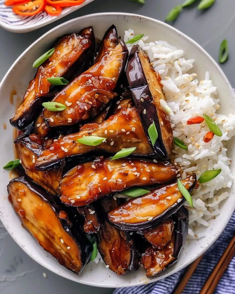 Chinese Eggplant with Garlic Sauce