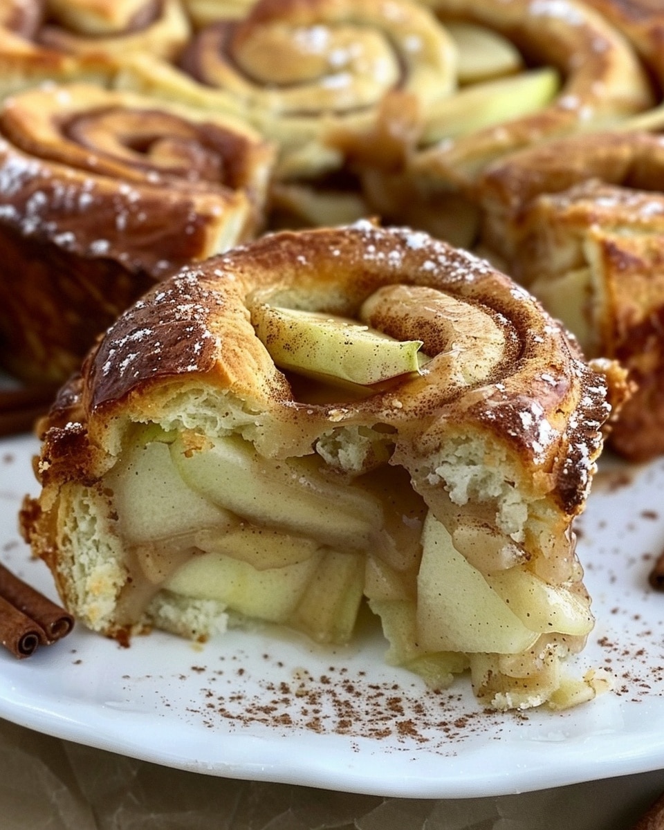 Cinnamon Roll Apple Cobbler