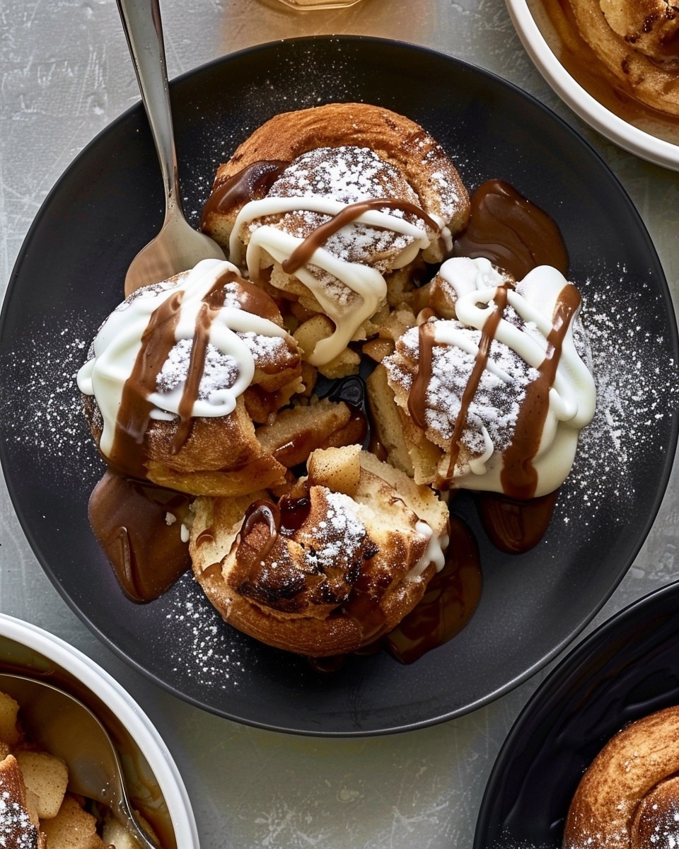 Cinnamon Roll Apple Cobbler