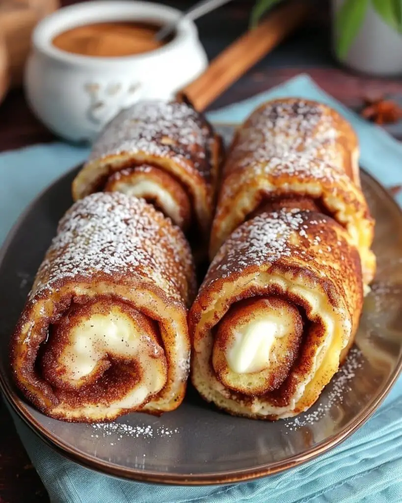 Cinnamon Sugar French Toast Roll-Ups