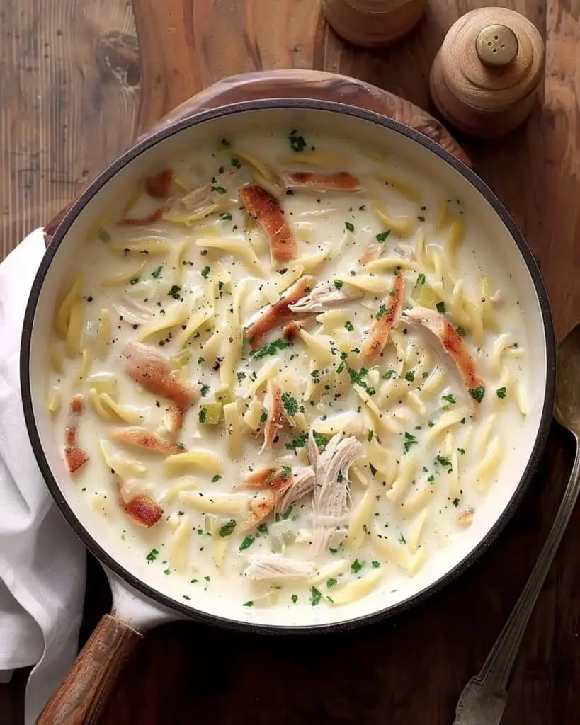 Creamy Ranch Chicken Noodle Soup