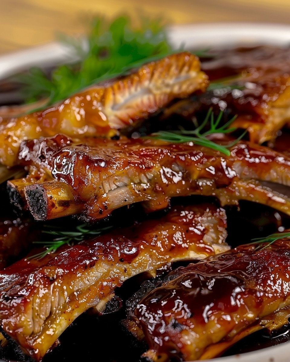 Coca-Cola Ribs with Honey