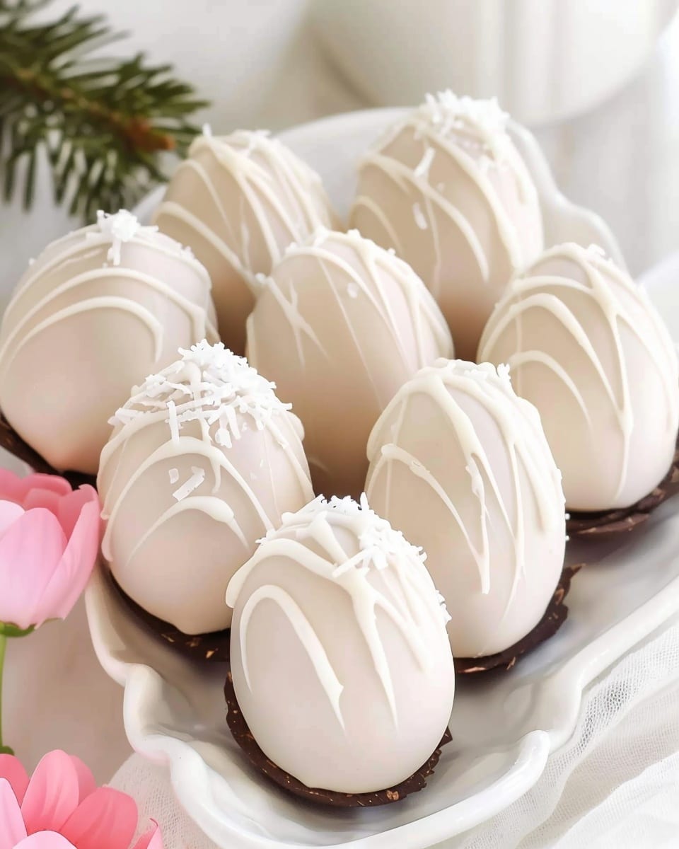 Coconut Easter Eggs