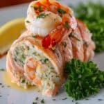 Crab Shrimp Stuffed Salmon