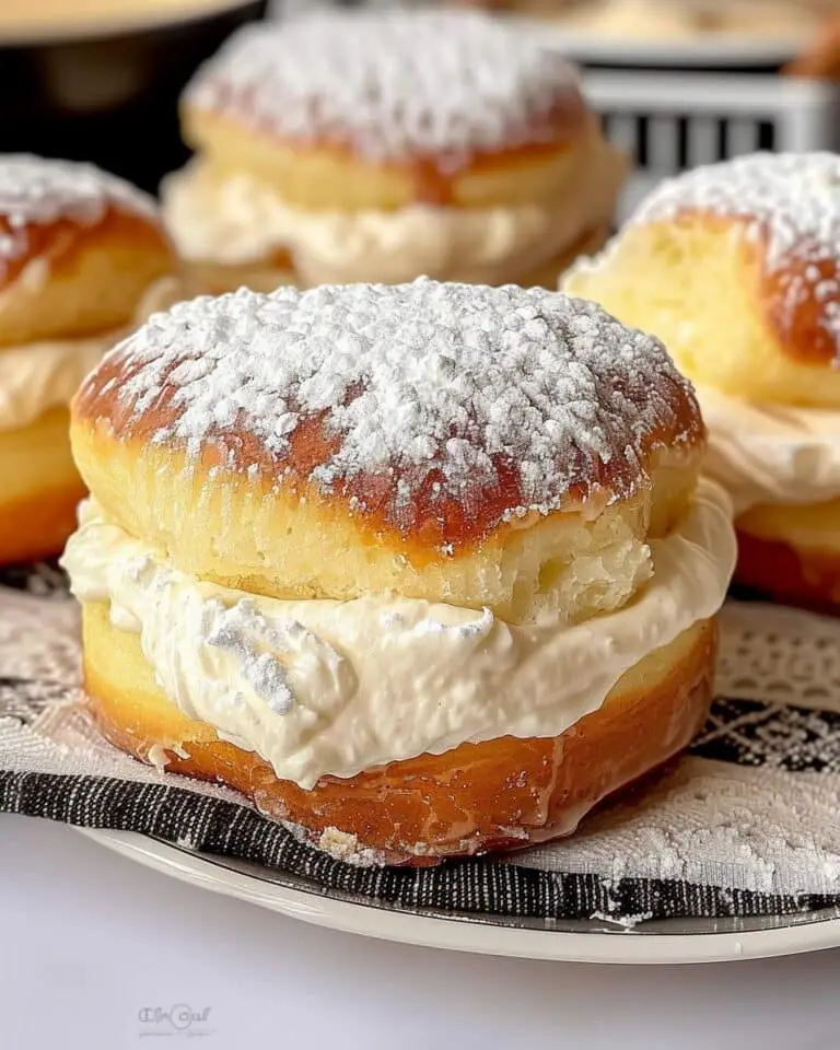 Cream Filled Doughnuts